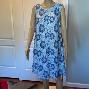 Eliza J lace trapeze dress